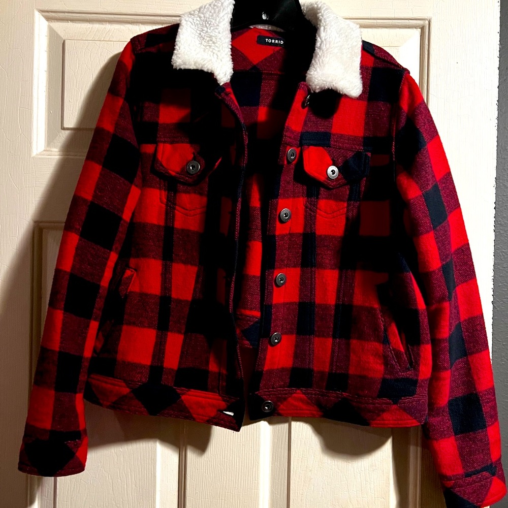 Torrid Buffalo Plaid Jacket